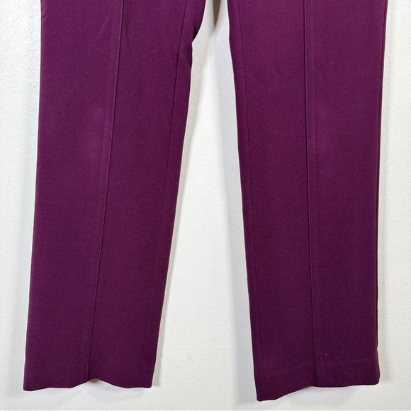 Banana Republic Logan Tie Waist Purple Trouser - Picture 7 of 15